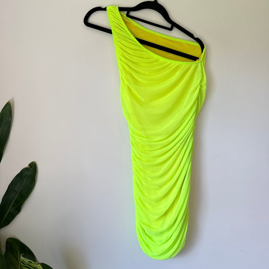 Shein Size S One-Shoulder Ruched Mini Dress