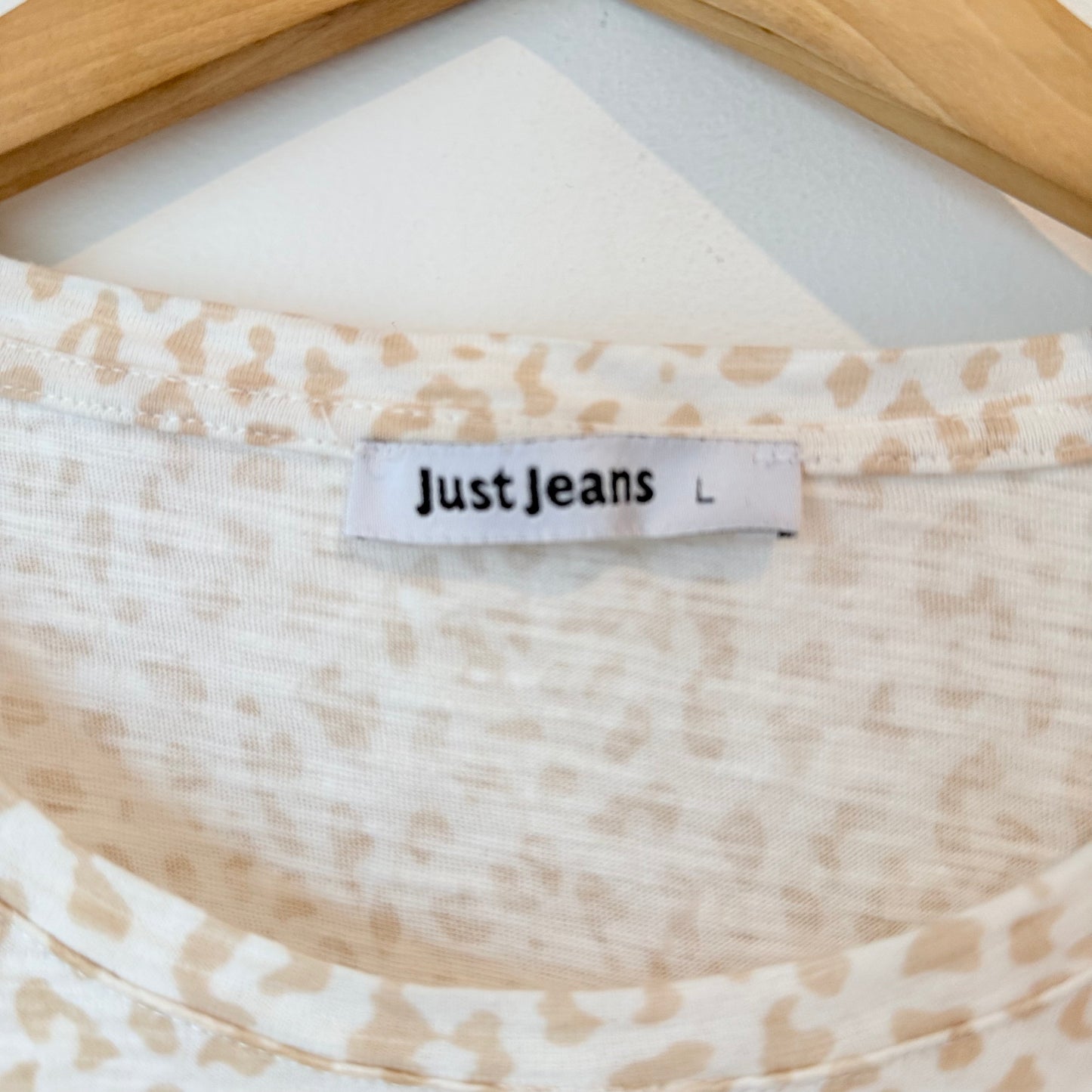 Just Jeans Size L Couture Cotton Tee