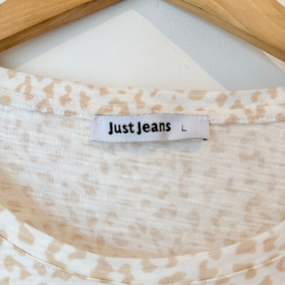 Just Jeans Size L Couture Cotton Tee