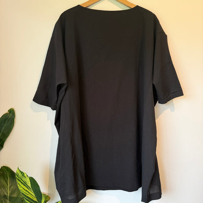 Brand Unknown Size U/Arm 80cm Minimalist Black Oversized T-Shirt