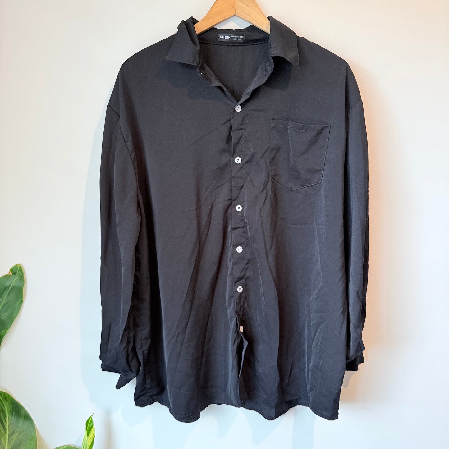 Shein Size L Black Shirt