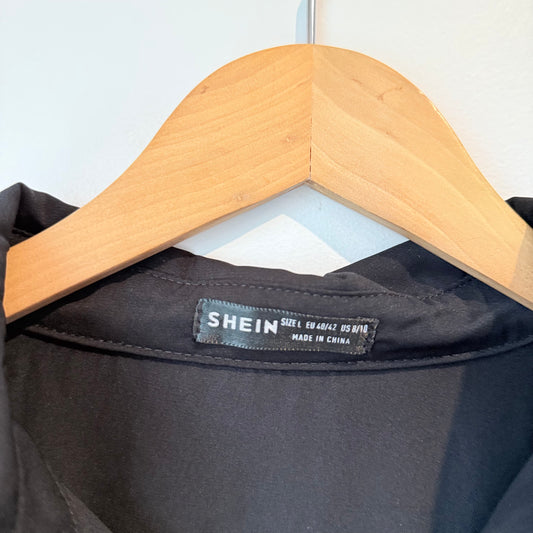 Shein Size L Black Shirt