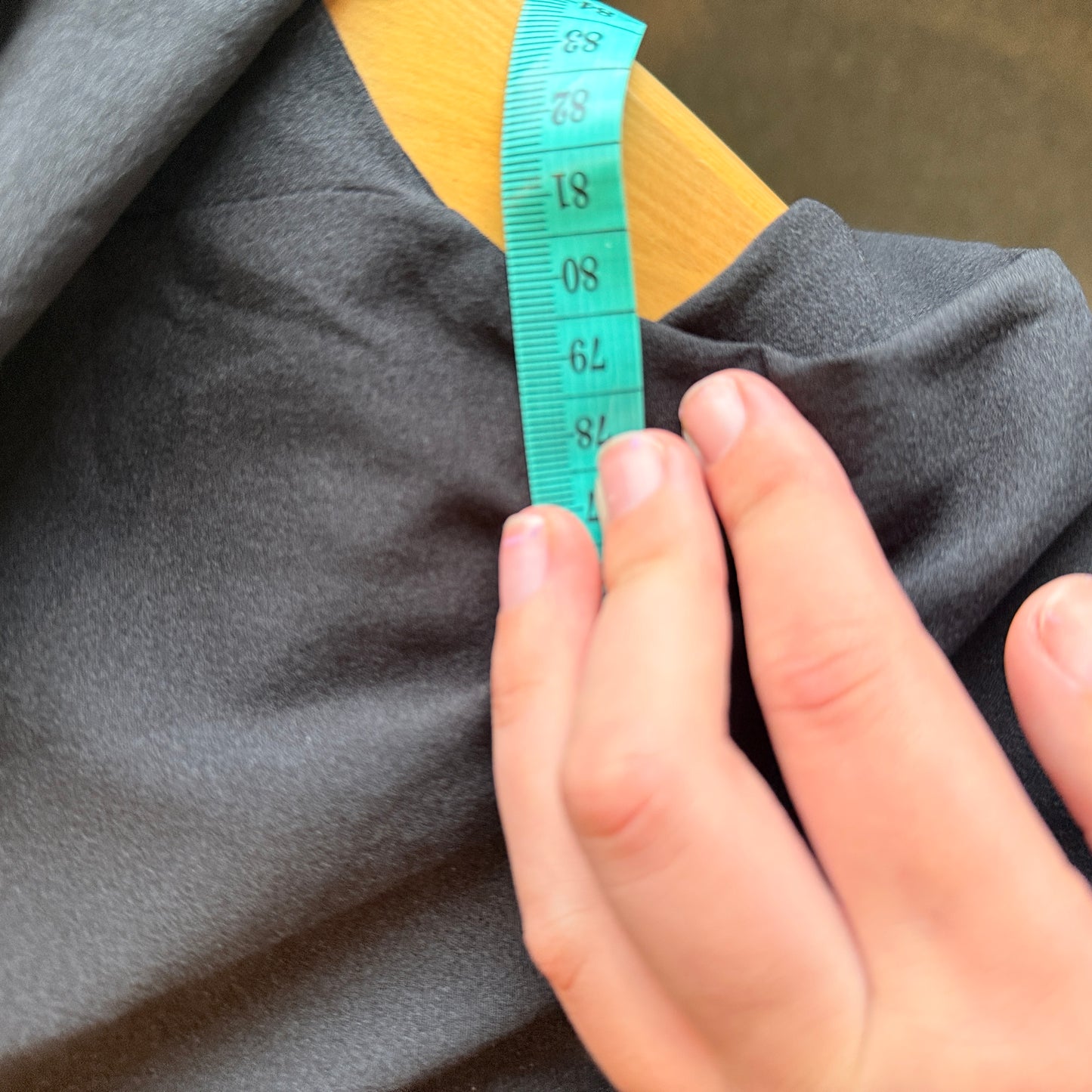 Brand Unknown Size U/Arm 80cm Minimalist Black Oversized T-Shirt