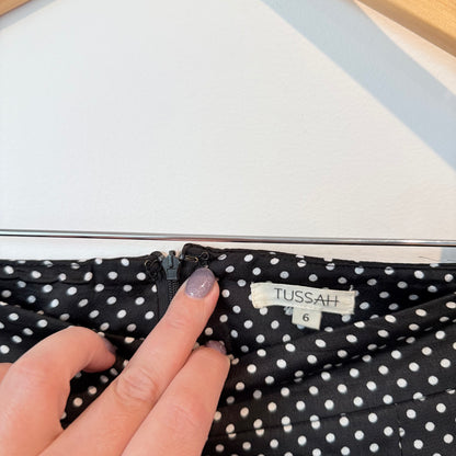 Tussah Size 6 Wide Leg Polka Dot Pants