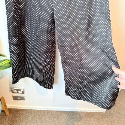 Tussah Size 6 Wide Leg Polka Dot Pants