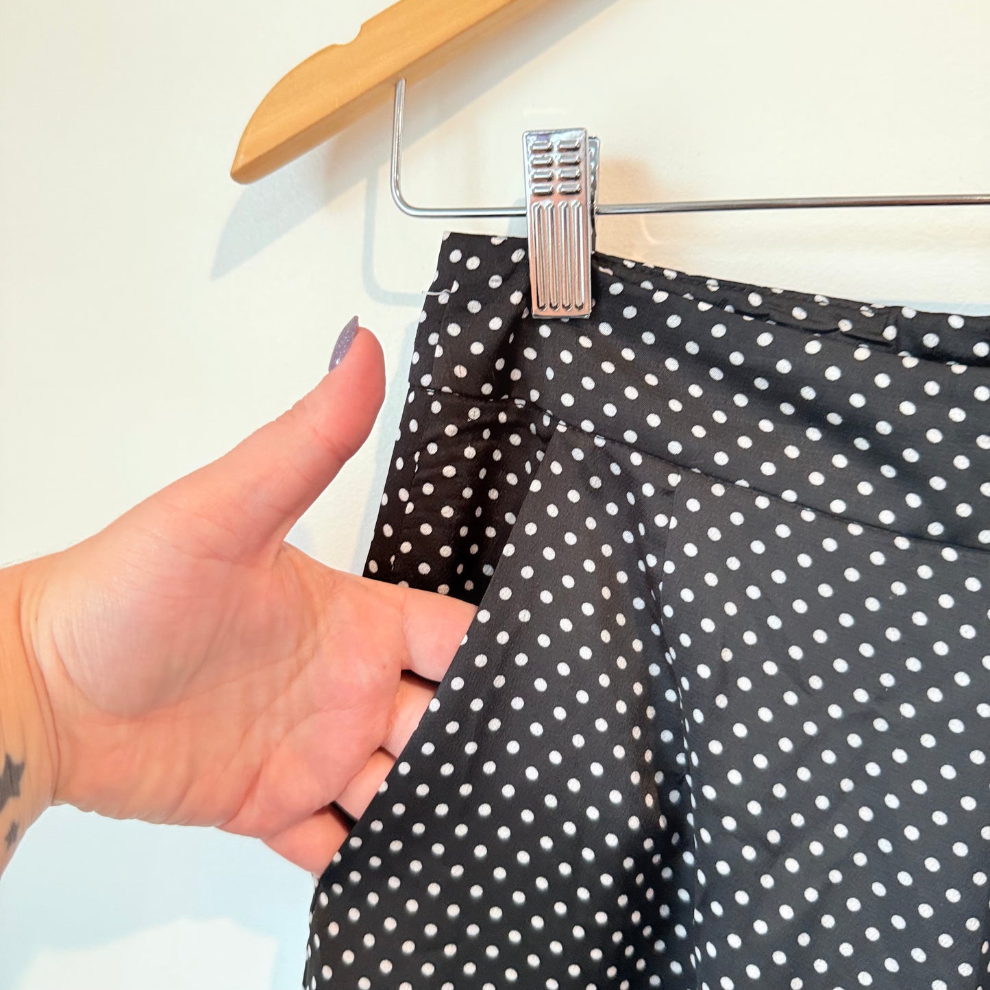 Tussah Size 6 Wide Leg Polka Dot Pants