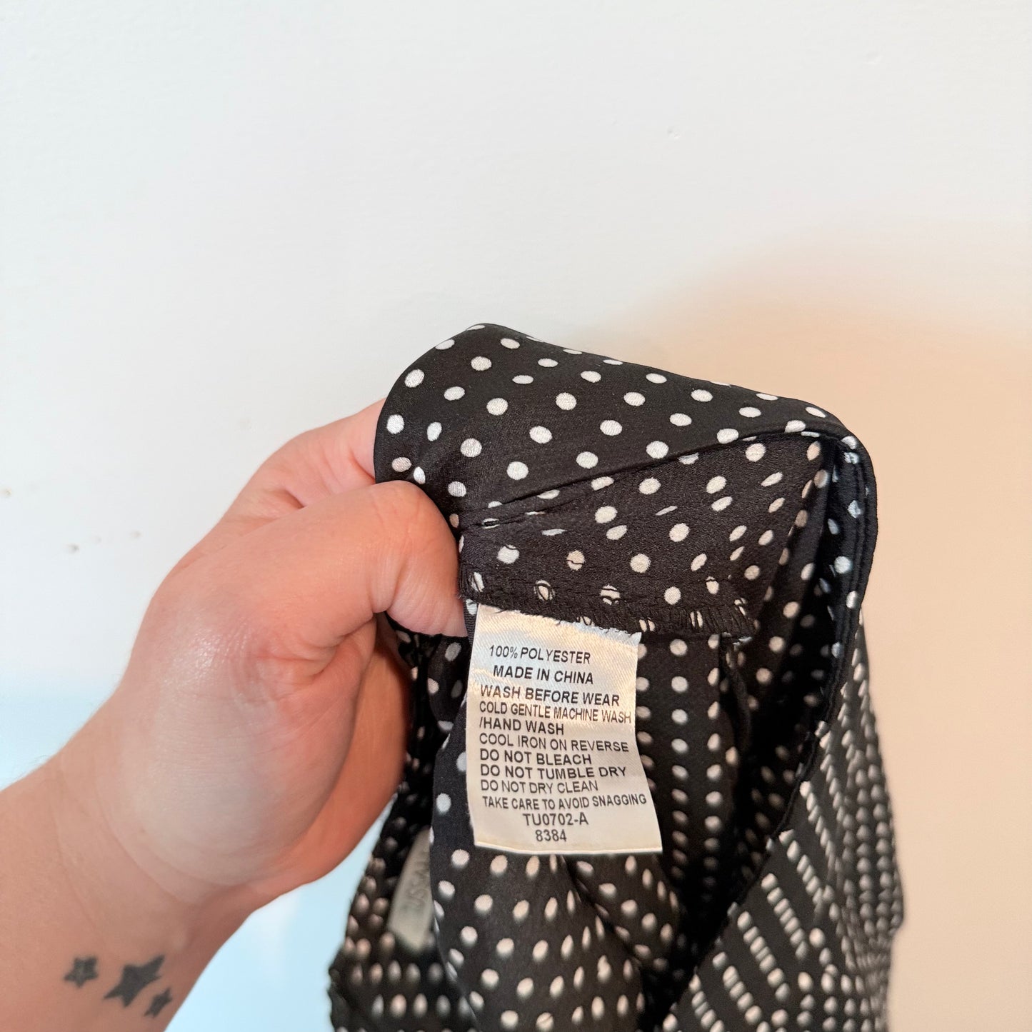 Tussah Size 6 Wide Leg Polka Dot Pants