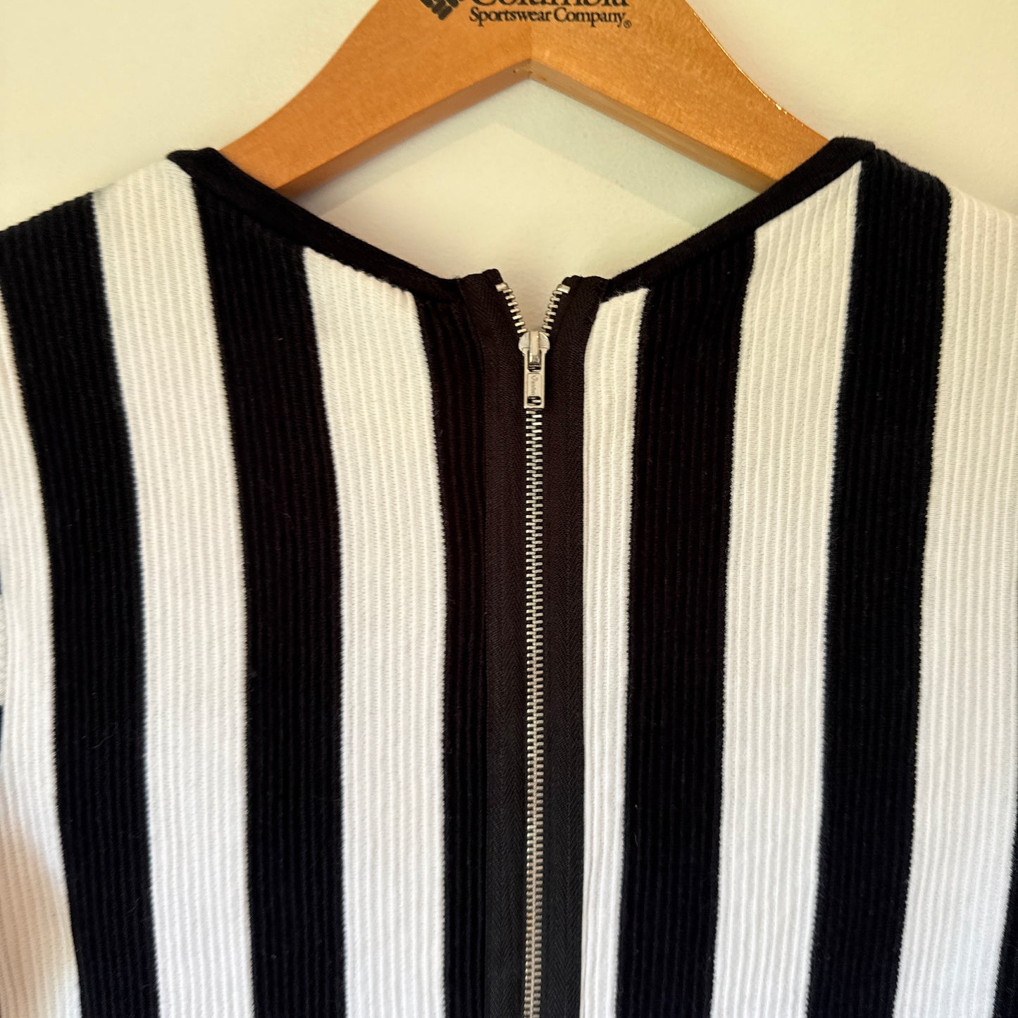 Topshop Size 10 Ribbed Cotton Dress