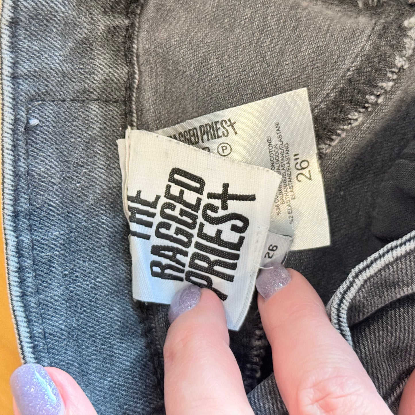 The Ragged Priest 26" Black Jeans