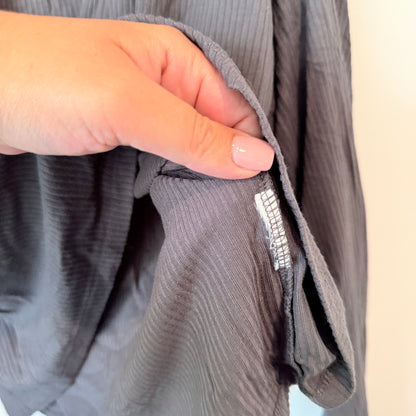 Simple and Sunday Size M Charcoal Grey Cardigan