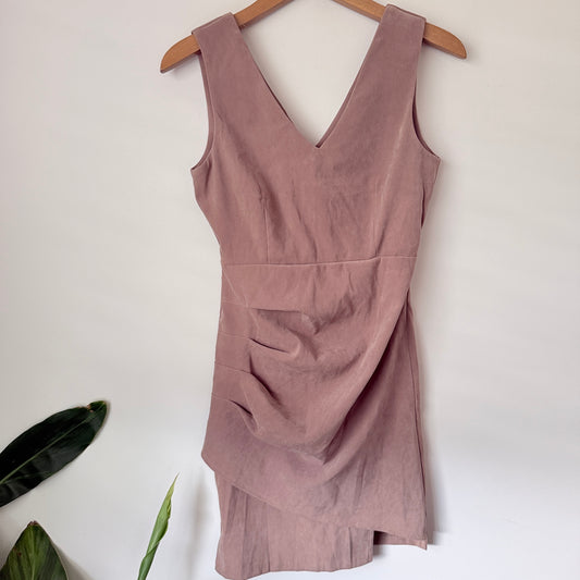 Wave Size S Sleeveless V-Neck Mini Dress