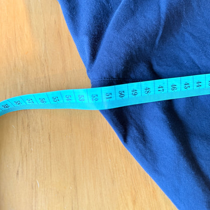 Brand Unknown U/Arm 52cm Navy Blue Minimalist Slip Dress