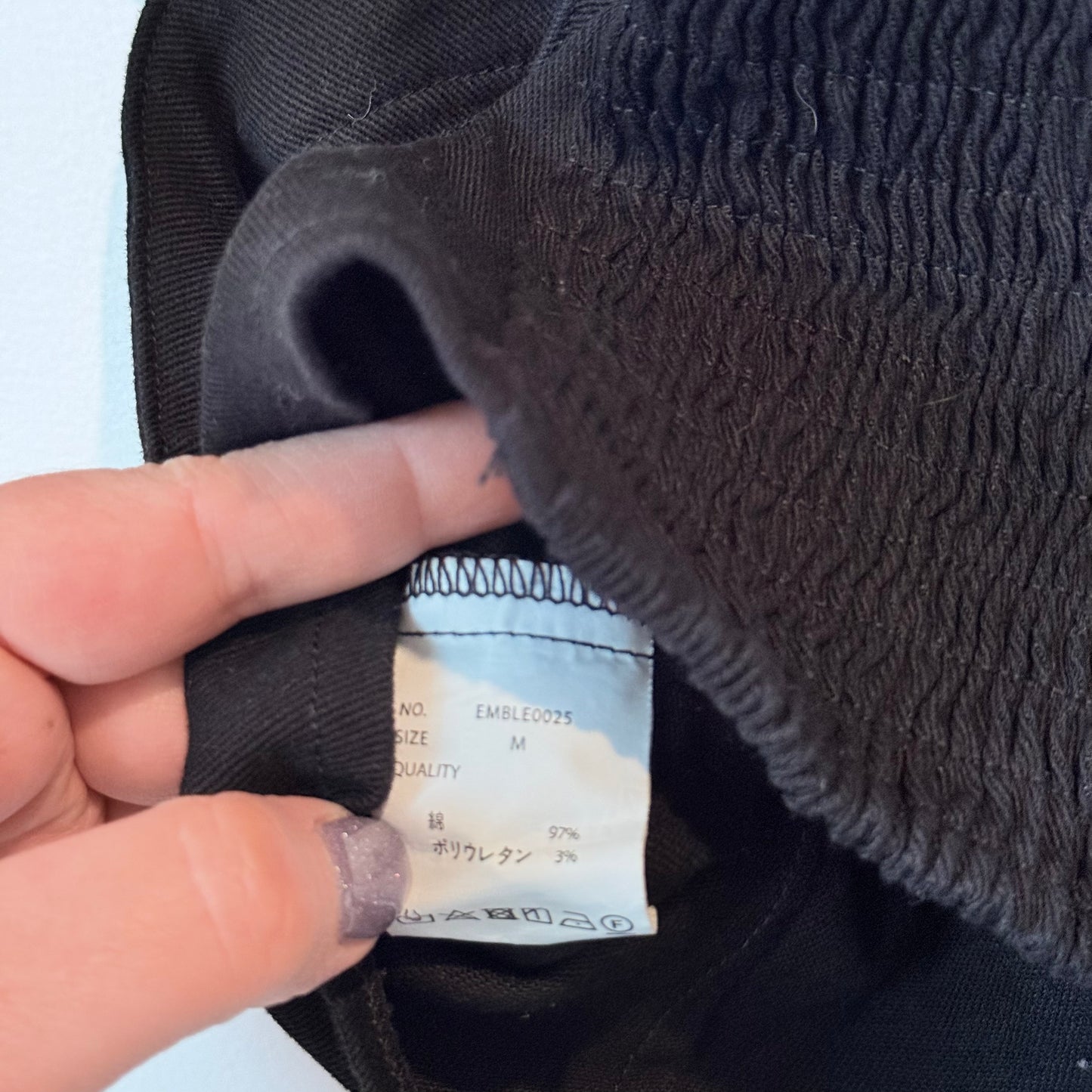 Emsexcite Cotton Buttoned Crop Top - Size M