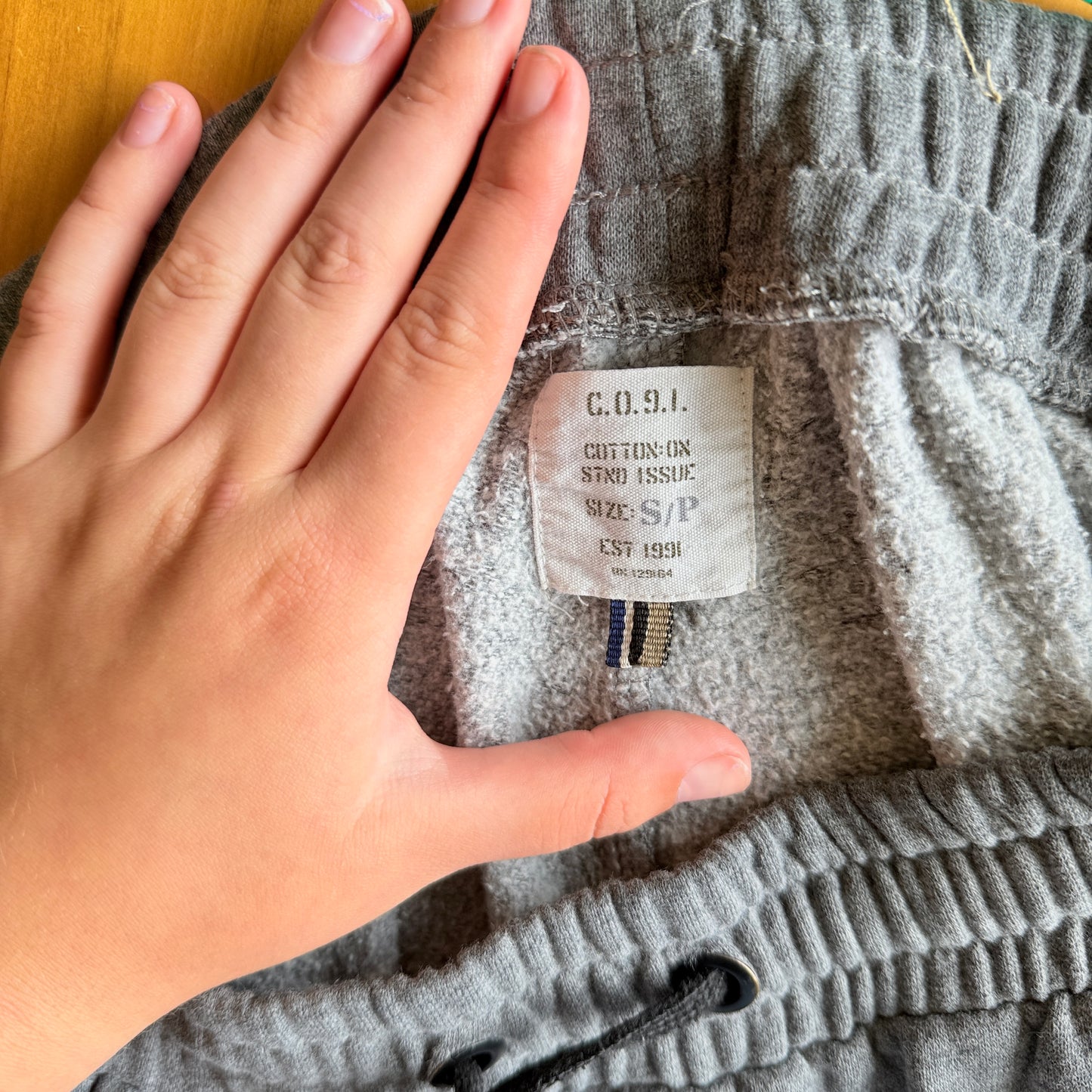 Cotton On C.O.9.1 Size S/P Gray Tapered Thermal Joggers