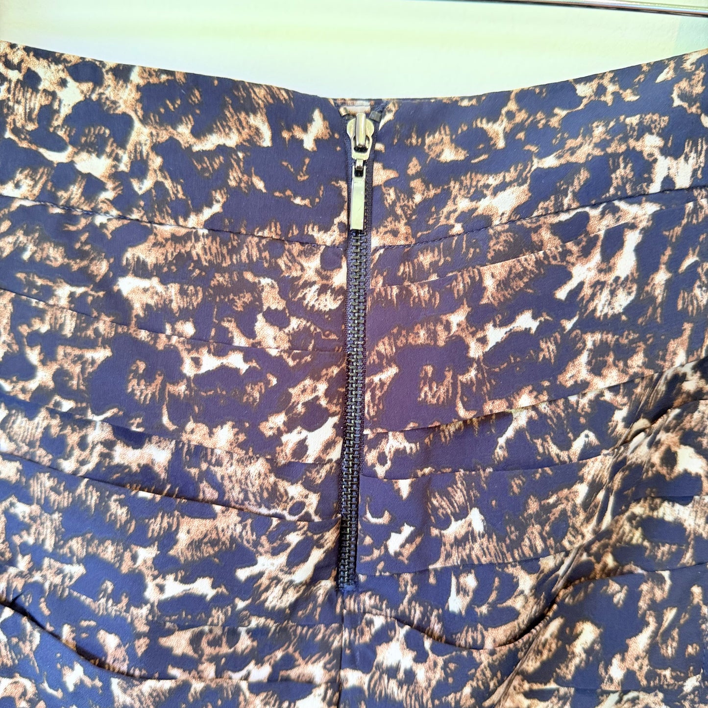 2Me Dark Leopard Print Mini Skirt - 70cm waist