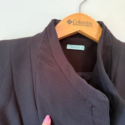 Kookai Black Structured Jacket - Size 34