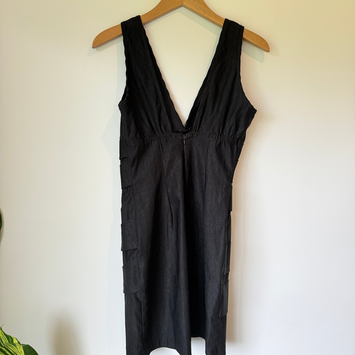 Brand Unknown Size U/Arm 36cm Black Sleeveless Bodycon Cocktail Dress