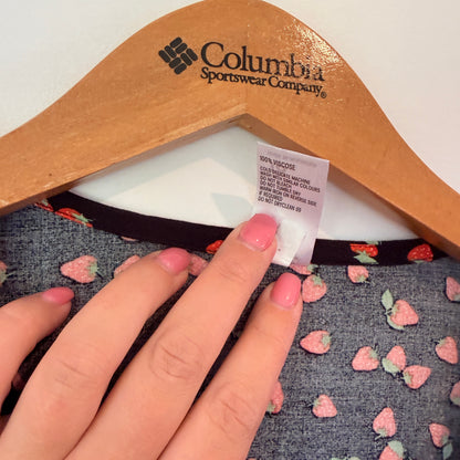 Anko Strawberry Print Button Front Dress - Size 18