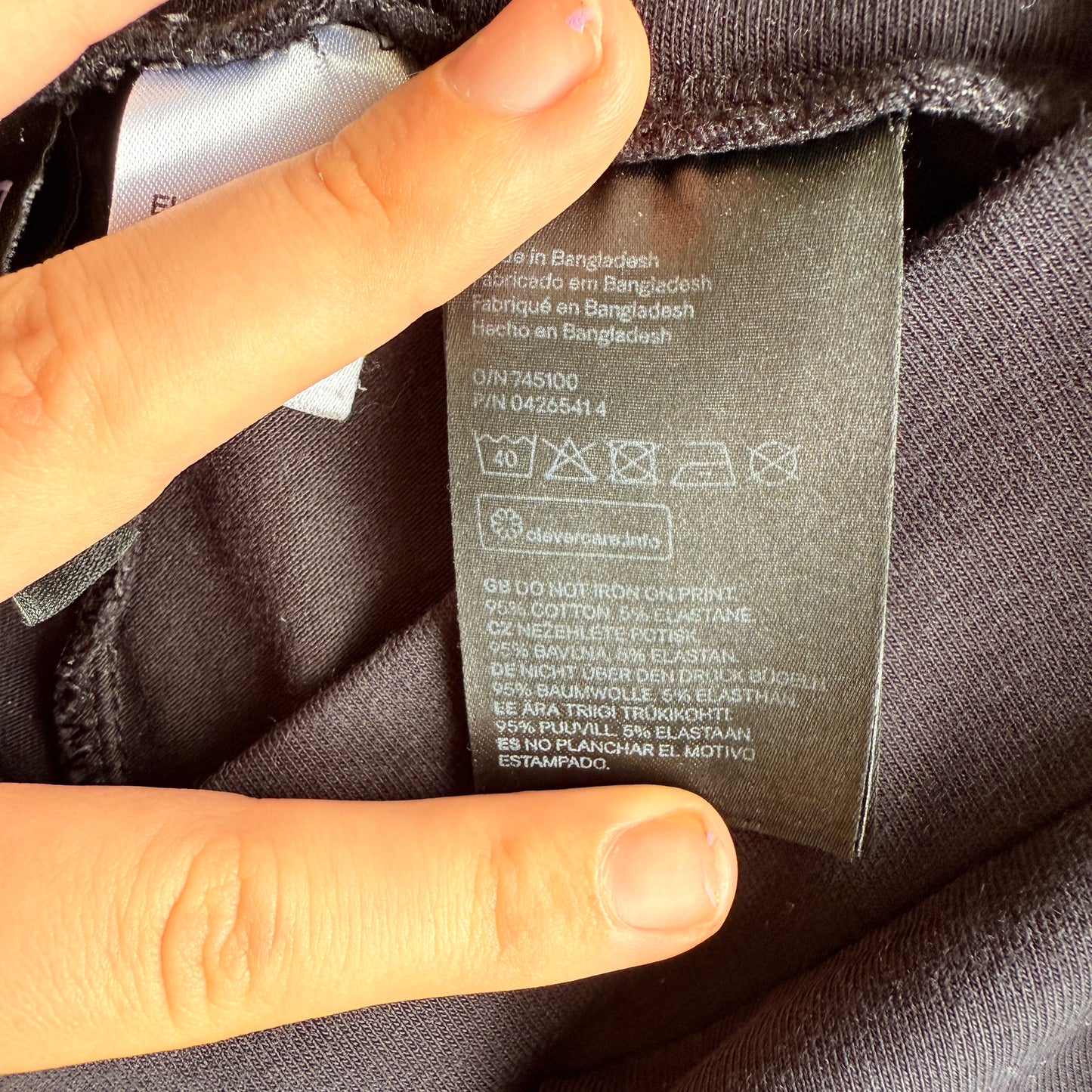 H&M Divided Size SBlack Workout Leggings