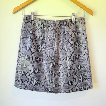 X-girl Size 2 Snake Print Mini Skirt