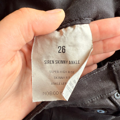 Nobody Denim Size 26 (60cm Waist) Siren Skinny Ankle Jeans