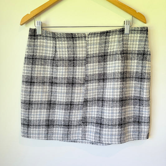 Mirrou Size 14 Plaid Mini Skirt
