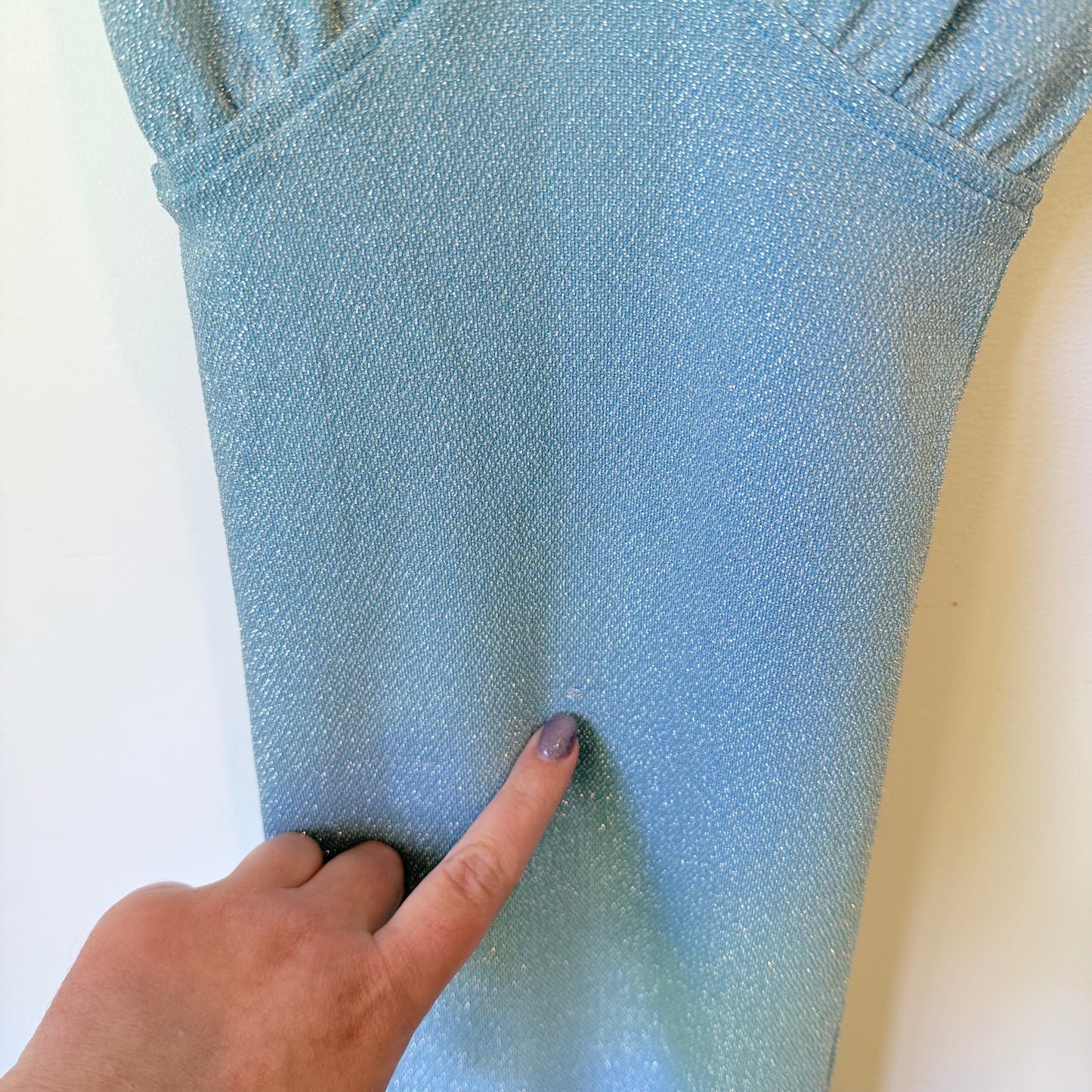 H&M Glitter Mini Dress -  U/Arm 40cm