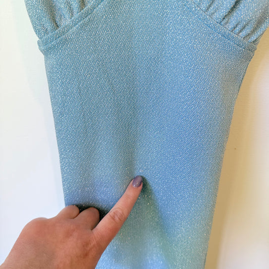 H&M Glitter Mini Dress -  U/Arm 40cm