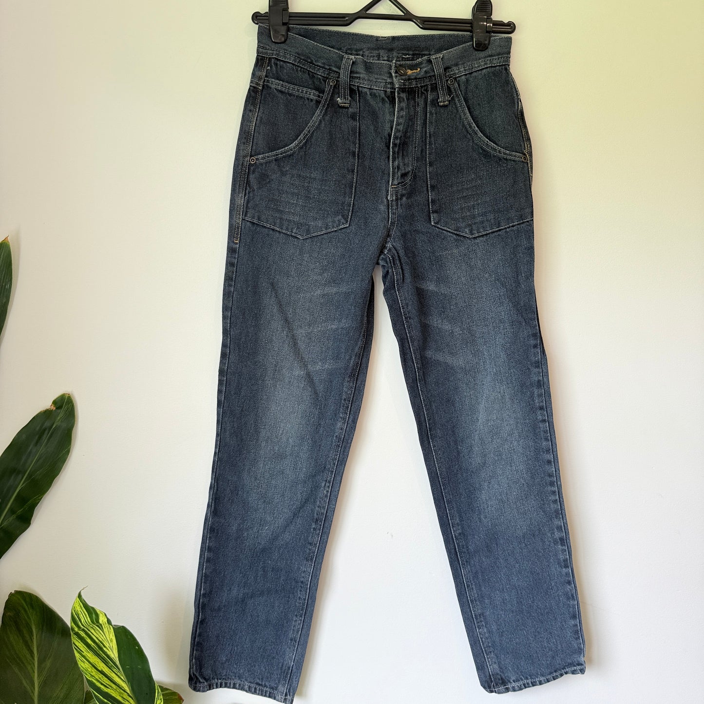 WZ Size 12 High-Waisted Blue Jeans