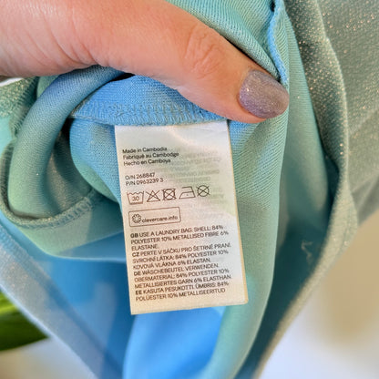 H&M Glitter Mini Dress -  U/Arm 40cm