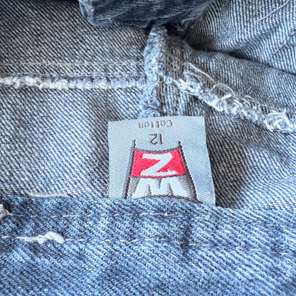 WZ Size 12 High-Waisted Blue Jeans