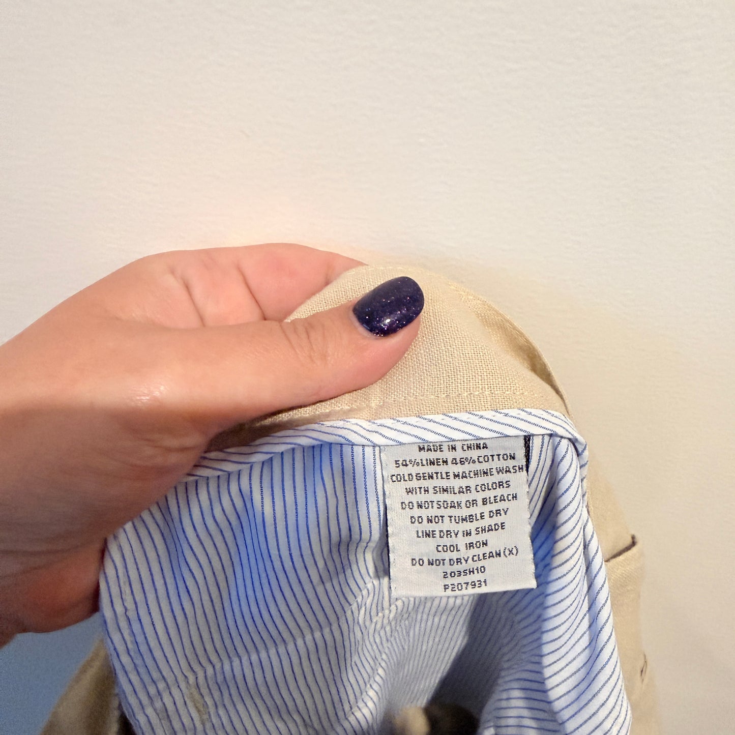 Tarocash Size 44 Beige Chino Shorts