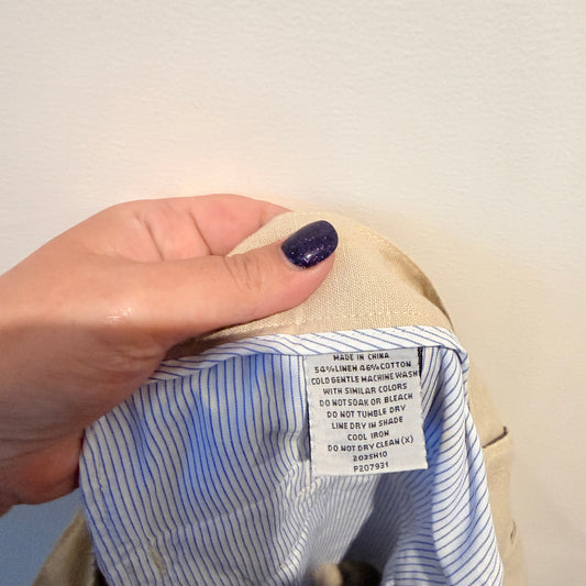 Tarocash Size 44 Beige Chino Shorts