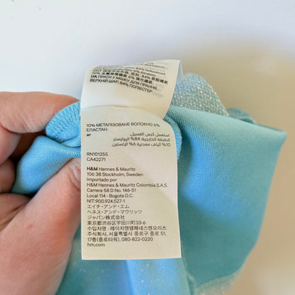 H&M Glitter Mini Dress -  U/Arm 40cm