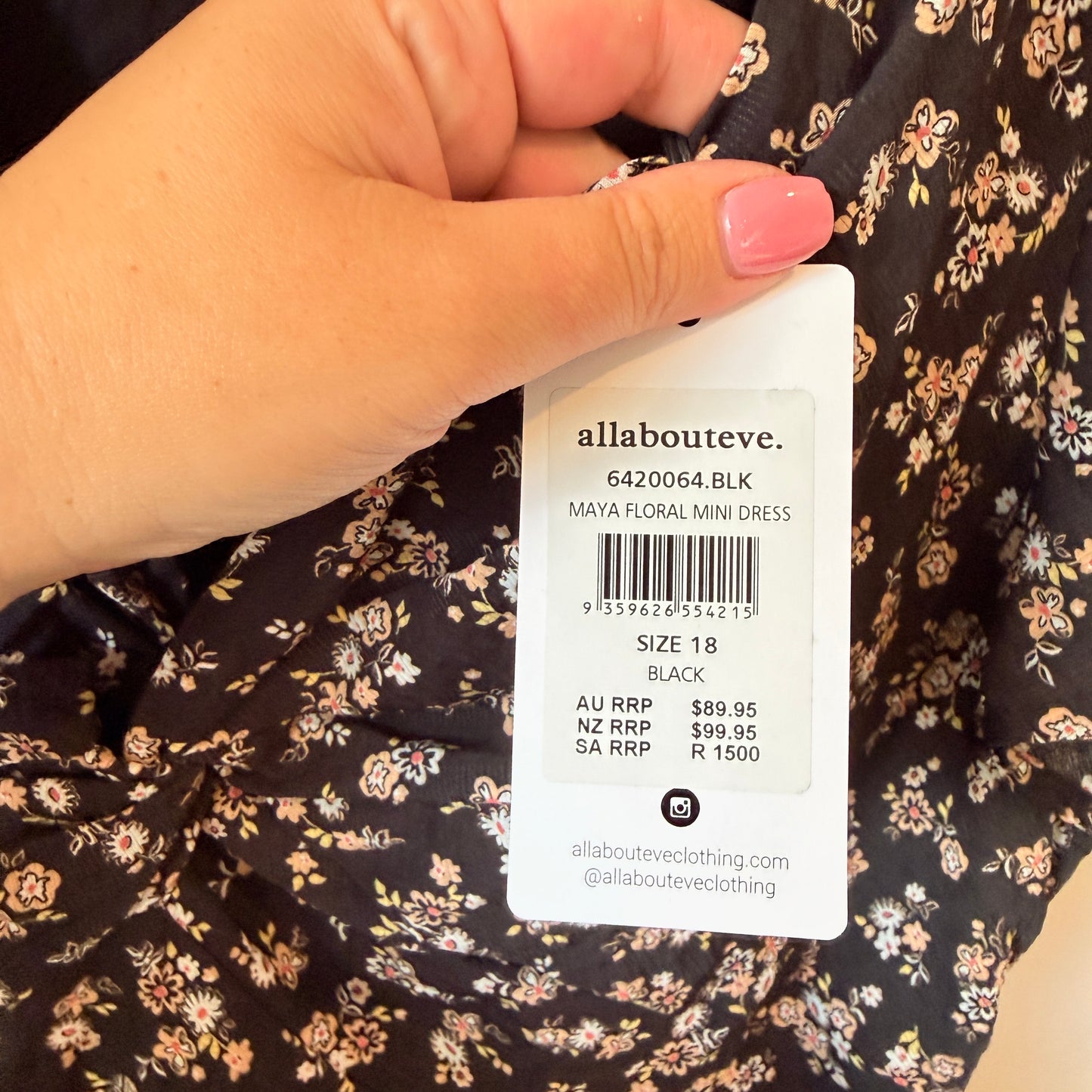 All About Eve Maya Floral Mini Dress