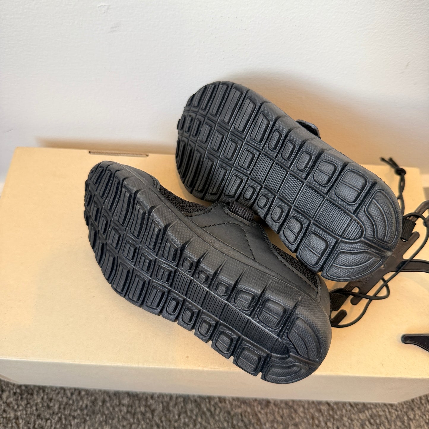 Anko Kids' Black Mesh Velcro Shoes