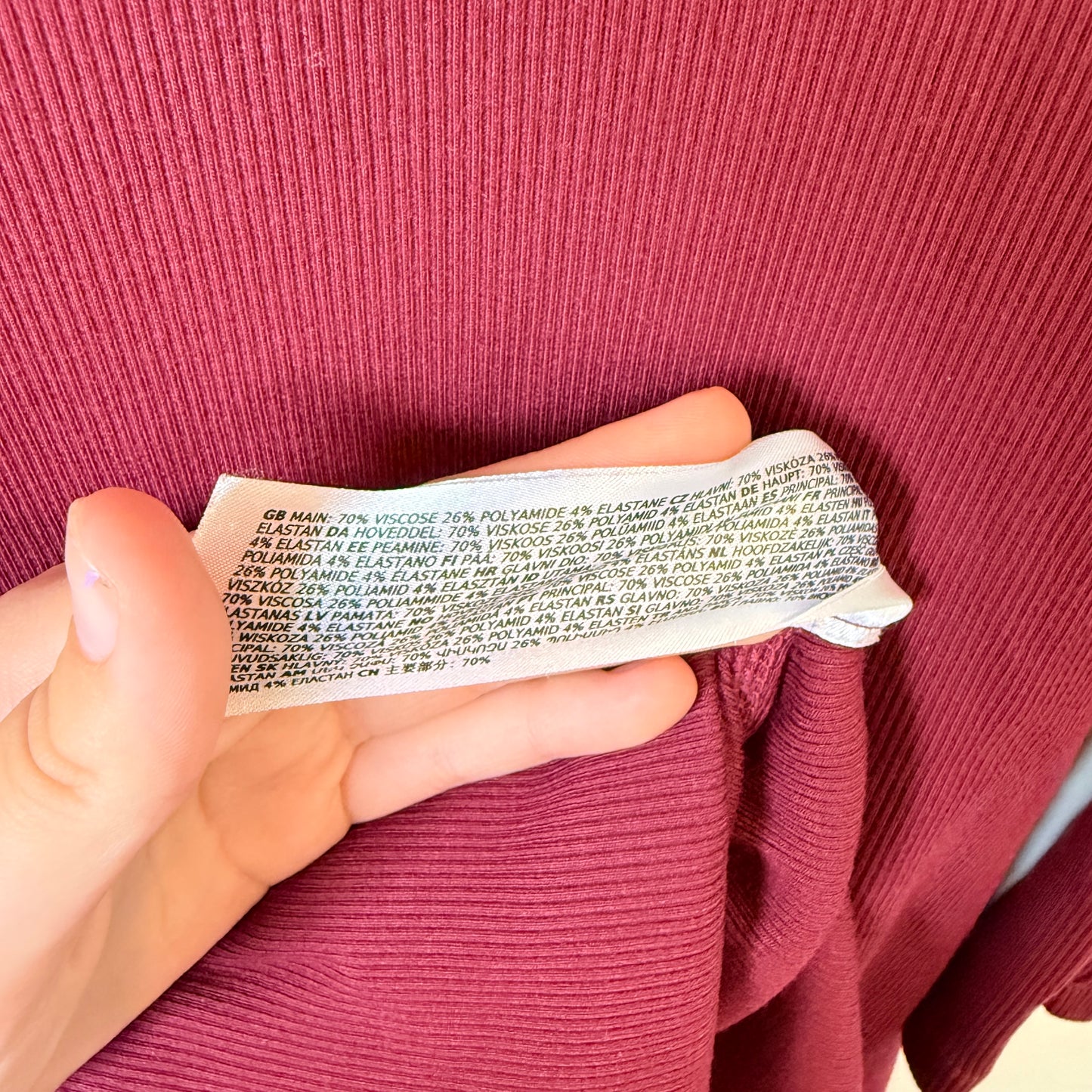 Forever New Size 10 Ribbed Knit Long-Sleeve Dress