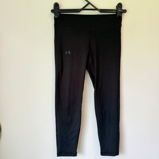 Under Armour Size 60cm Waist Black Performance Leggings