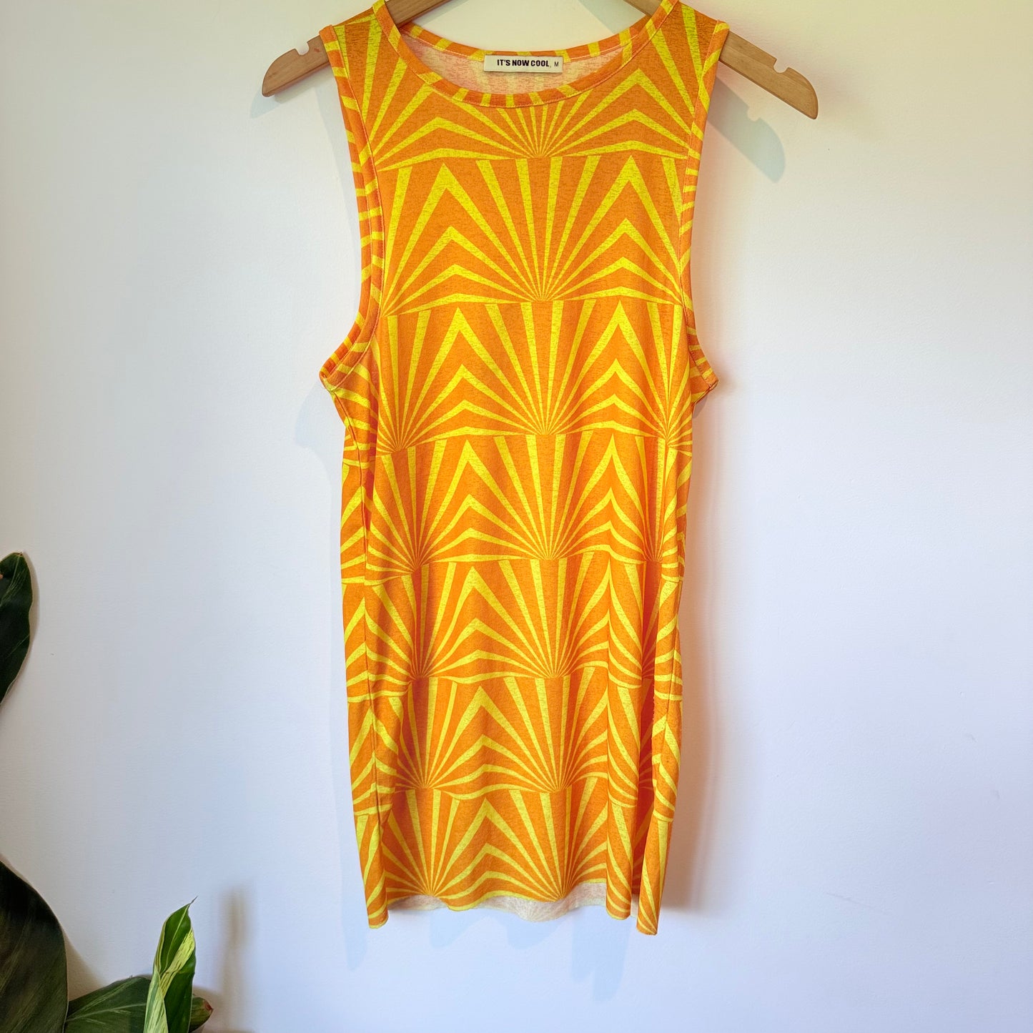 It’s Now Cool Premium Size M Raw Edge Beach Dress