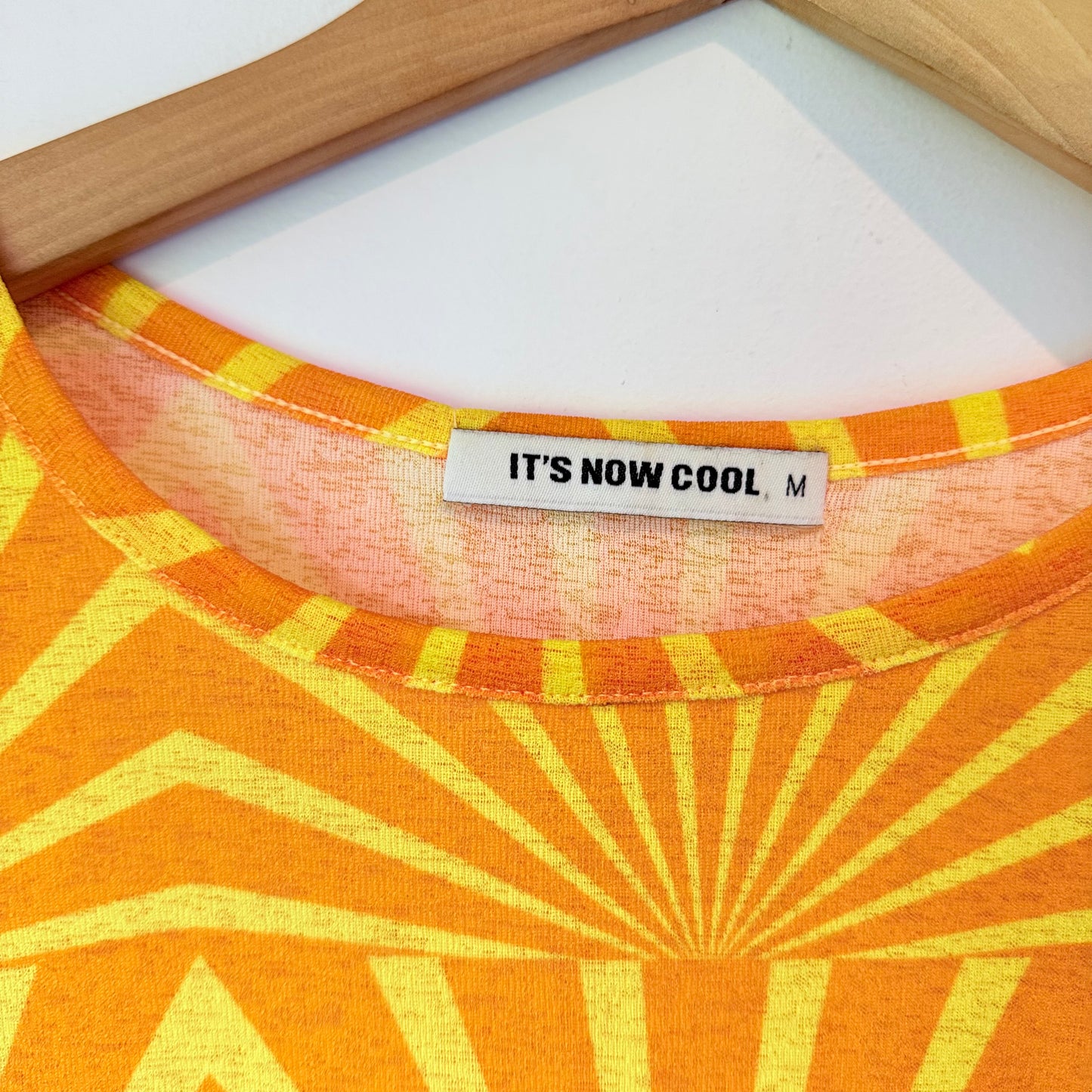 It’s Now Cool Premium Size M Raw Edge Beach Dress