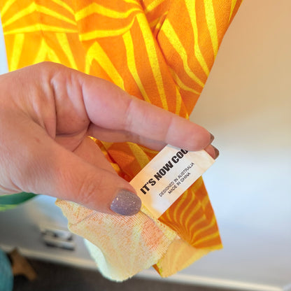 It’s Now Cool Premium Size M Raw Edge Beach Dress