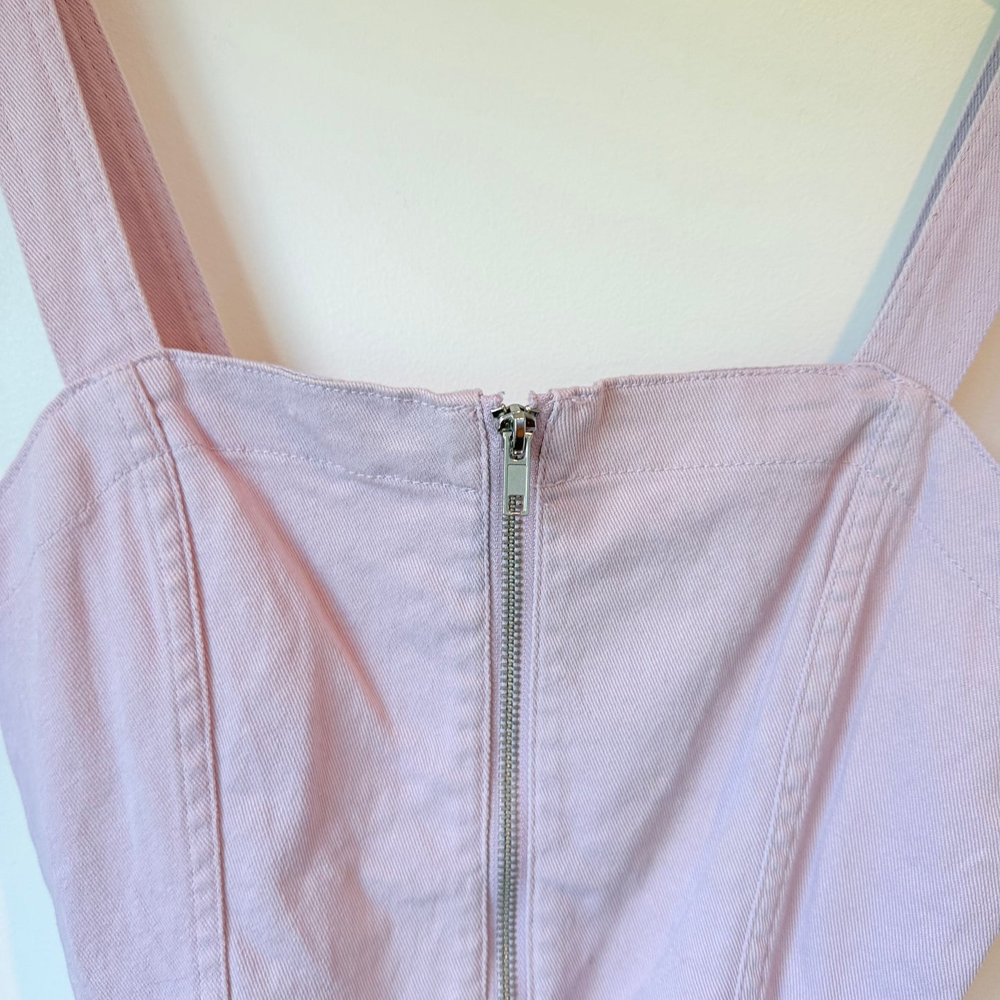 H&M Pink Denim Dress - XS