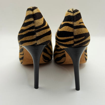 IRO Paris Zebra Print Hair-On Hide Stilettos – Size 36