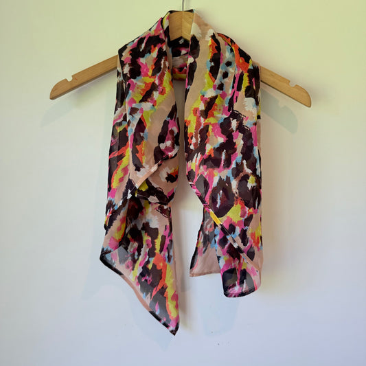 Multi-colored Printed Scarf