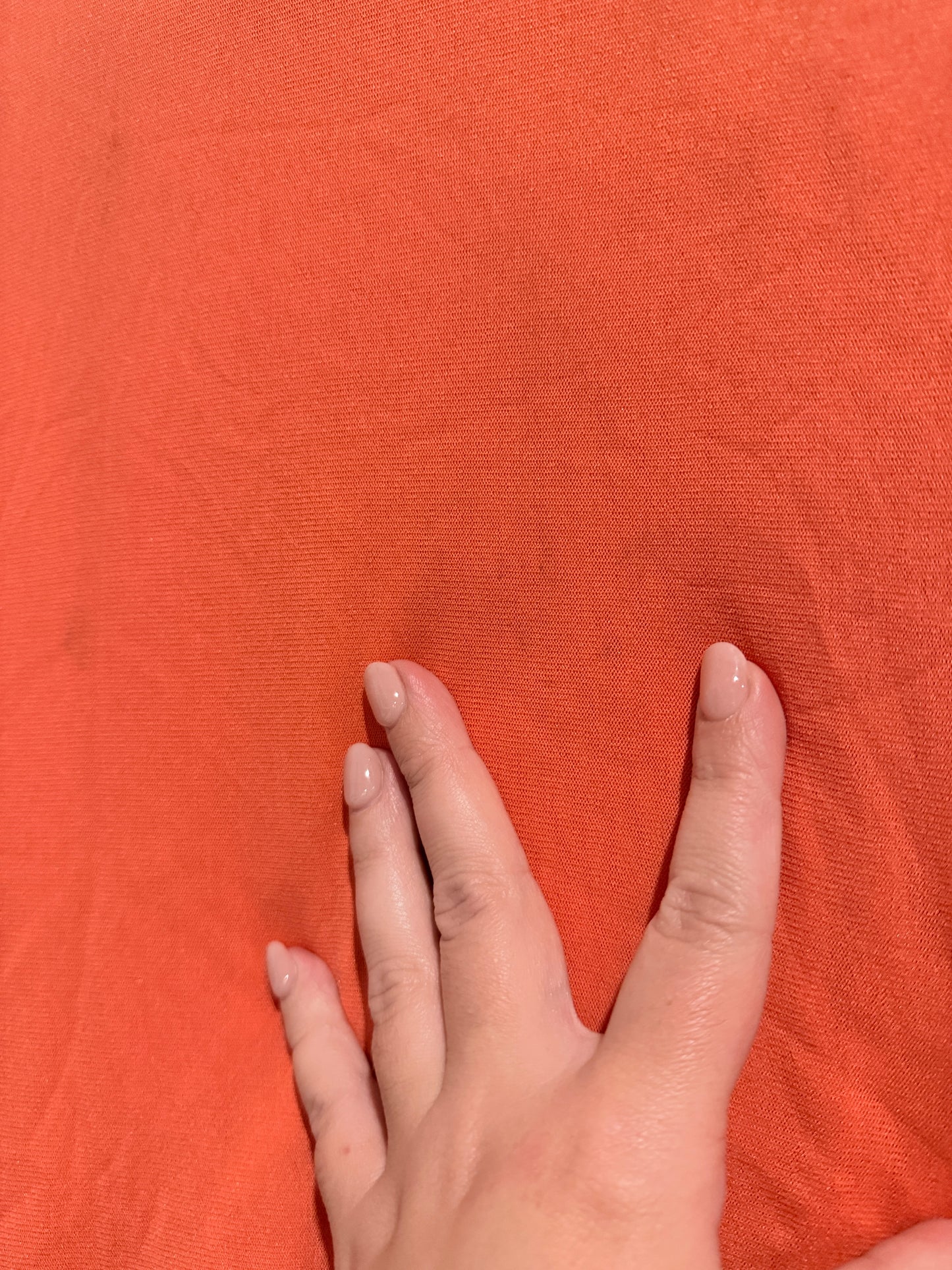 Merric Orange Lace Detail Top – Size 16