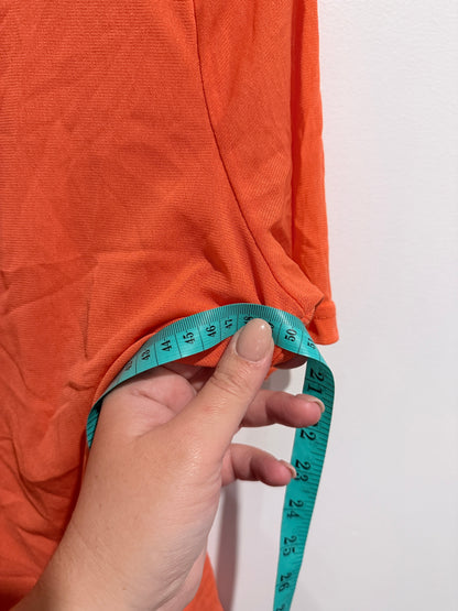 Merric Orange Lace Detail Top – Size 16