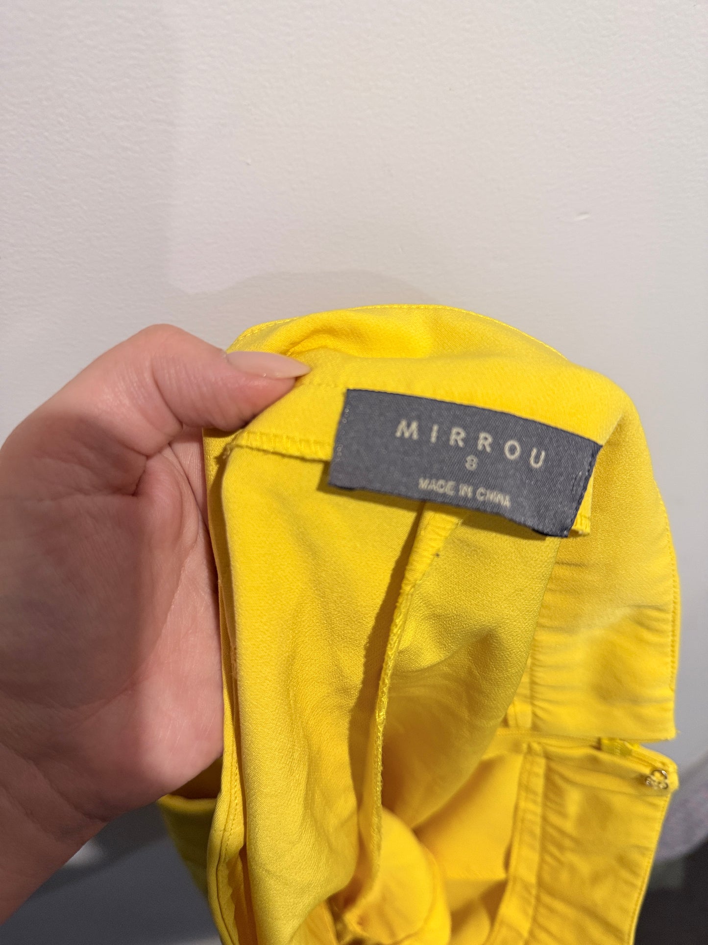 Mirrou Yellow Skort – Size 8