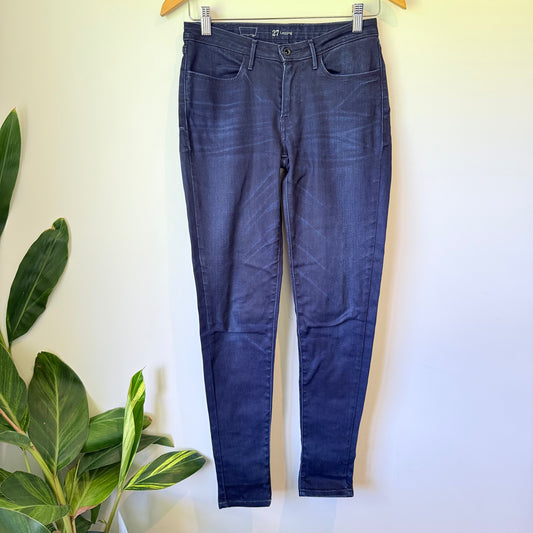 Levi Strauss Size 27 Dark Blue Skinny Jeans