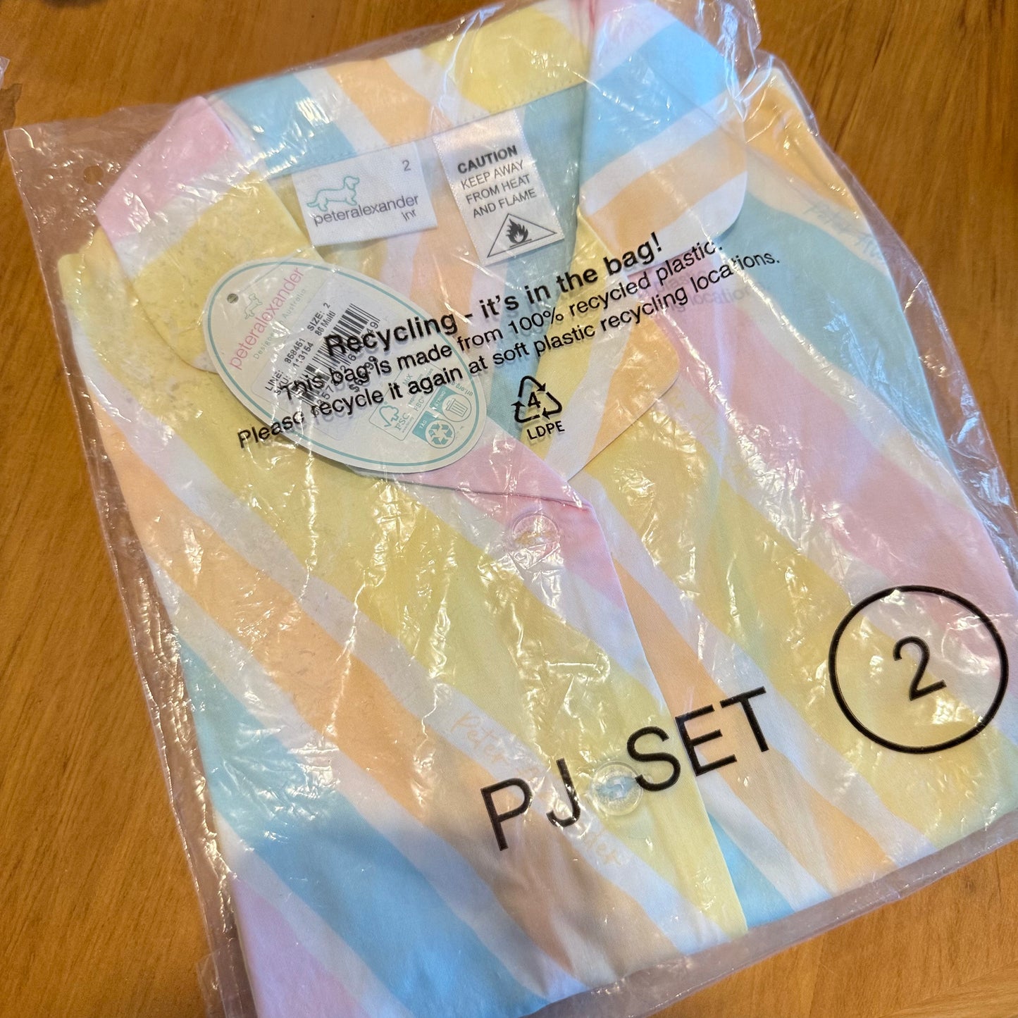 Peter Alexander Kids Short Sleeve PJ Set