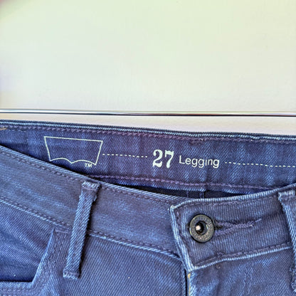 Levi Strauss Size 27 Dark Blue Skinny Jeans